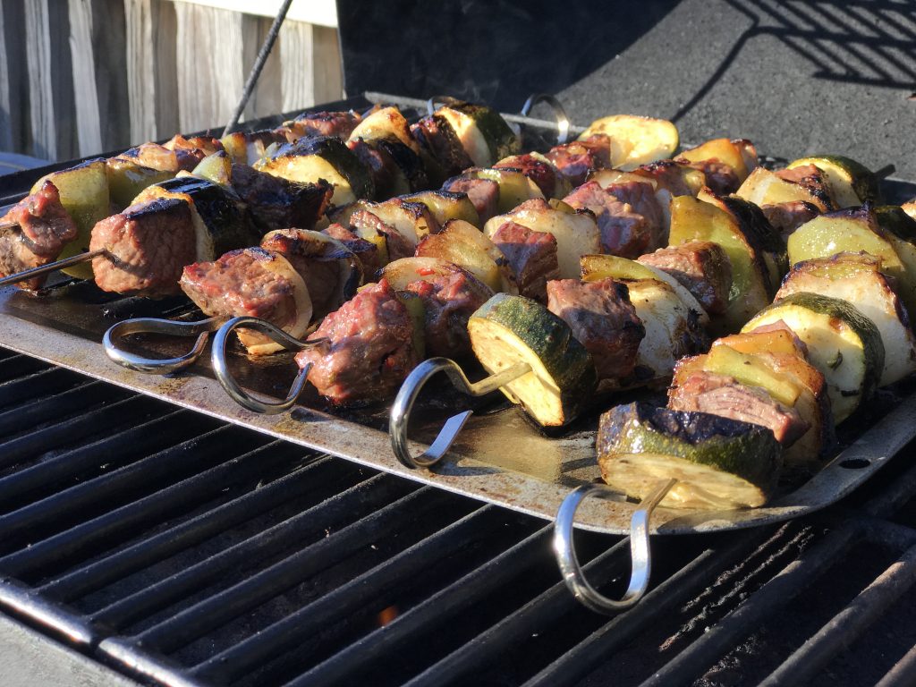 Beef and Chicken Kabobs