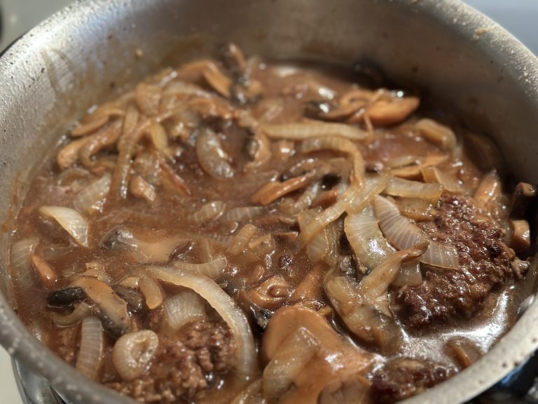 Smothered Hamburger Steaks with Mushroom Onion Gravy