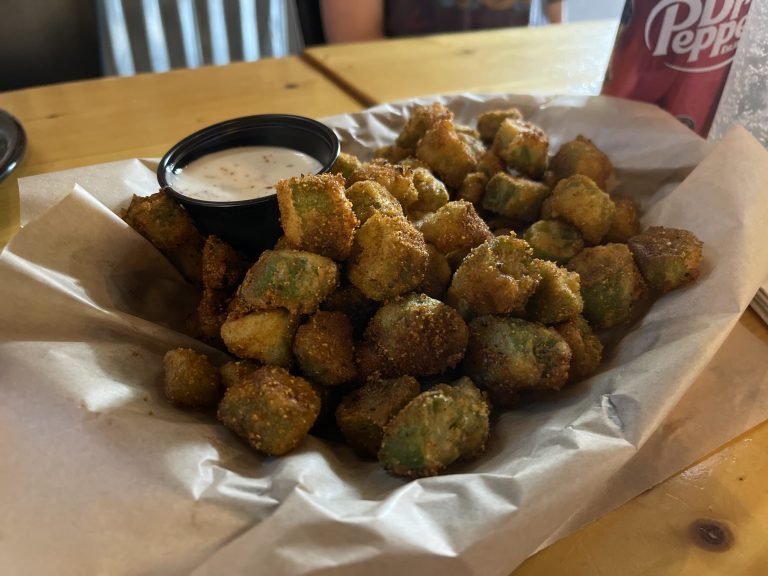 Winnie's Fried Okra with Slap Yo Mamma Seasoning