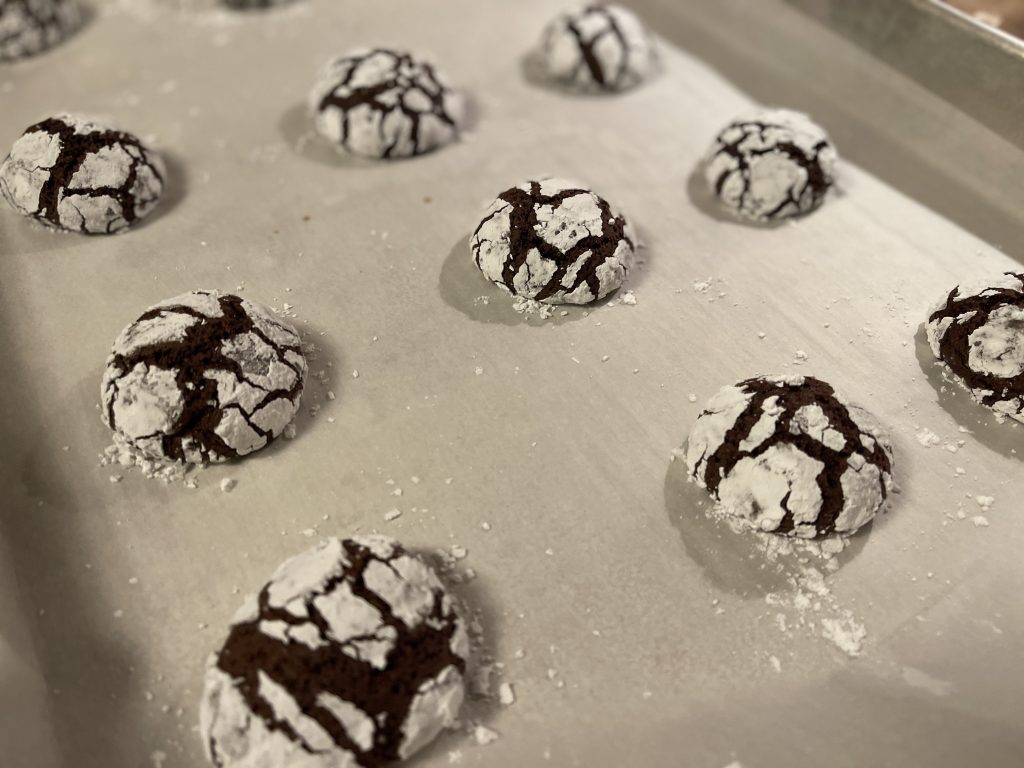 Chocolate Crinkle Cookies
