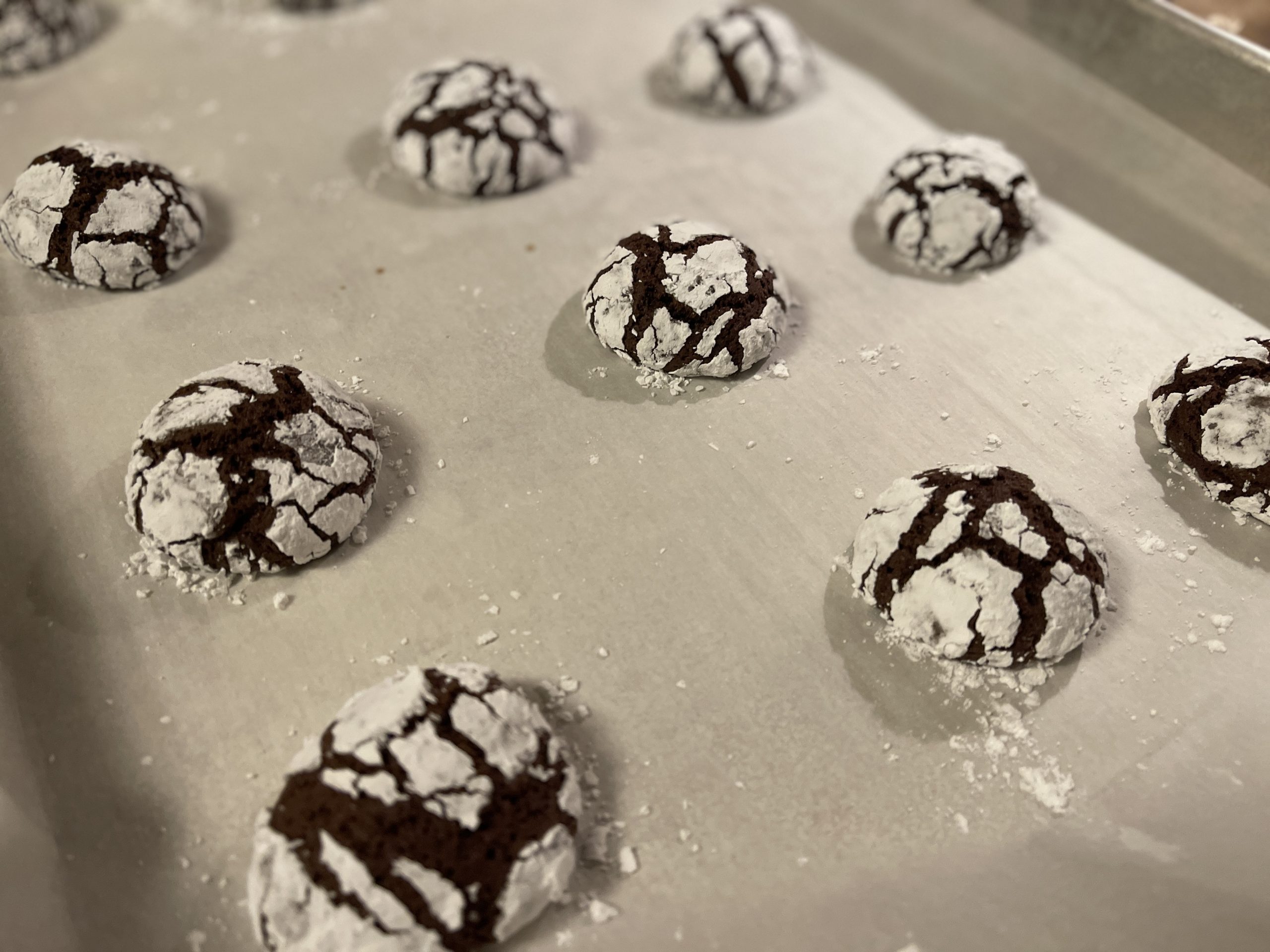 Chocolate Crinkle Cookies
